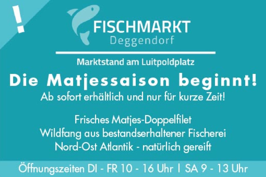 Die frischen Matjes sind eingetroffen.