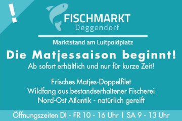 Die frischen Matjes sind eingetroffen.